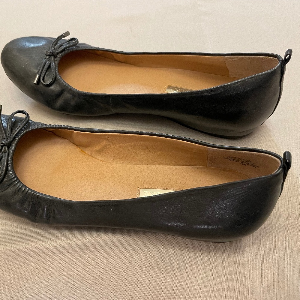 Black Dress Shoes with Bow Audrey Brooke Women's Size 10 - Picture 8 of 11